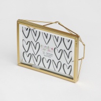 Gold Rectangular Photo Frame By Caroline Gardner